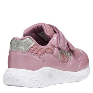 Pantofi sport fete Geox Sprintye Girl Rose — vedere din față