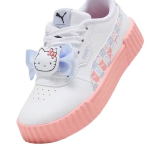 Pantofi sport fete Puma Carina 3.0 HK FR PS Whte Pink - Img 14