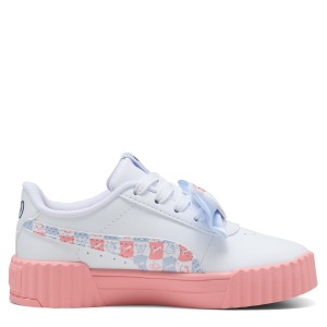Pantofi sport fete Puma Carina 3.0 HK FR PS Whte Pink — vedere laterală opusă