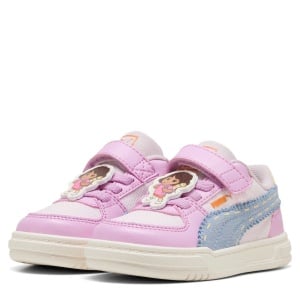 Pantofi sport fete Puma Caven III DORA AC+ Inf Mauve Glow-Chambray Blue-Powder Pink