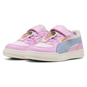 Pantofi sport fete Puma Caven III DORA AC+ PS Mauve Glow-Chambray Blue-Powder Pink