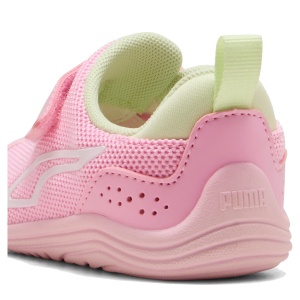 Pantofi sport fete Puma Kitten Mesh V Inf Pink-White Apple — detaliu călcâi