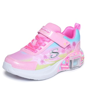 Pantofi sport fete Skechers Garage - Glam Racer Roz - 304351L/PKMT - lateral