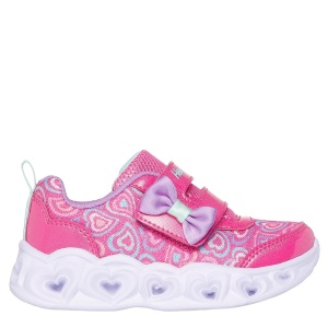 Pantofi sport fete Skechers Heart Lights Boogie Land Hot Pink