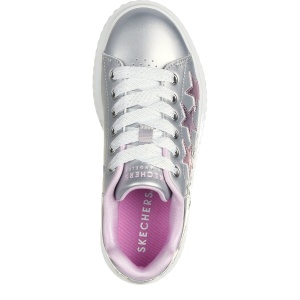 Pantofi sport fete Skechers Hi Ridge Superstardom Silver Multi - Img 4