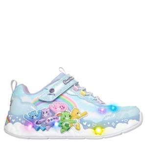 Pantofi sport fete Skechers Hugs N Snugs Albastru - 302390LC/BLMT - cu luminițe