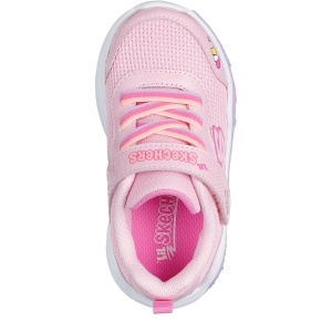 Pantofi sport fete Skechers Play Scene Fun Squad Light Pink — vedere de sus