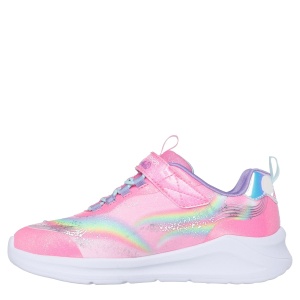 Pantofi sport fete Skechers S-Lights Unicorn Chaser Pink Multi mărimi 27-30 — vedere din față