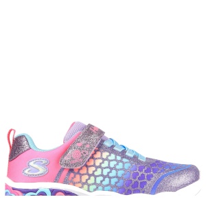 Pantofi sport fete Skechers Sweetheart Lights Lovely Purple Multi