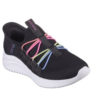 Pantofi sport fete Skechers Ultra Flex 3.0 Bungee Fun Black - Img 2
