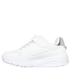 Pantofi sport fete Skechers Uno Lite Alb - 310810L/WSL - unghi