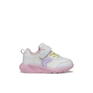 Geox Pantofi sport fete Sprintye Girl White Pink B454TD-01454-C0406 incaltaminte copii bigstep
