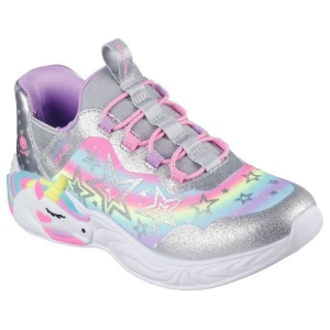 Pantofi sport fete Unicorn Dreams Starry Lite Silver Multi L - Img 3