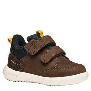Pantofi sport Geox impermeabili Hyroo Brown Cotton Black — vedere în perspectivă