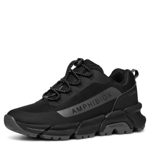 Pantofi sport impermeabili băieți Geox J Flexyper Plus Boy Black Dk Grey - J46LCC/0FU50/C0005 - interior