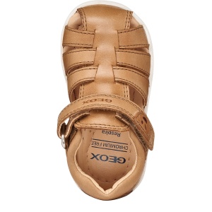 Sandale băieți Geox Sandal Macchia Boy Whisky — vedere de sus