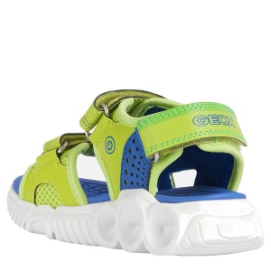 Sandale băieți Geox Wroom B.A Lime Royal - 68447