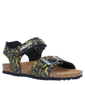 Sandale Baieti Ghita B.B Navy Fluo Yellow - J028LB/000BC/C4502 - din fata