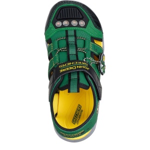 Sandale băieți Skechers Hypno Splash Sandal Green Yellow - Img 4