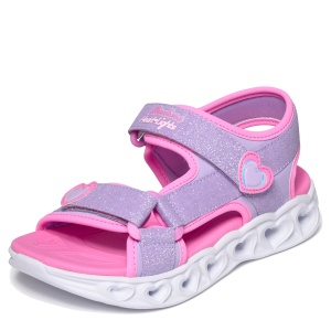 Sandale fete cu luminițe Skechers Heart Lights Sandals-Sugar — vedere laterală detaliată