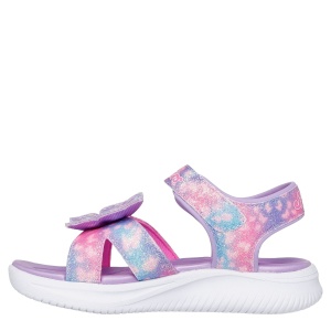 Sandale fete cu luminițe Skechers Jumpsters Sandal - Butterfly mărimi 27-30 — vedere din față
