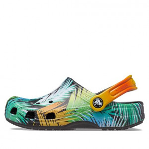 Sandale plaja baieti Classic Crocs Pool Party Clog K Multi