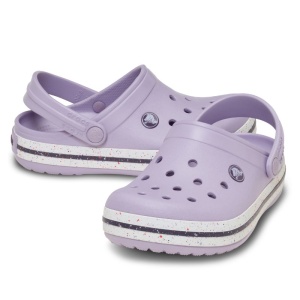 Papuci fete Crocband Speckled Lavander încălțăminte copii bigstep