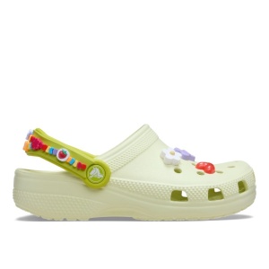 Papuci fete Crocs Friendship Bracelet Frothy Green încălțăminte copii bigstep