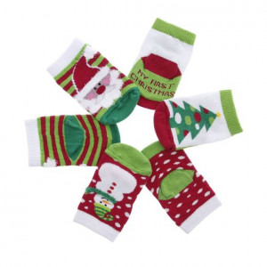 Sosete bebelusi 2380 Holiday Multi - Set 3 - Img 1
