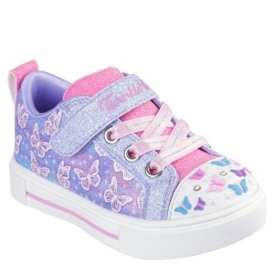 Teniși fete Skechers Twinkle Sparks Ombre Flutter Lavender — vedere în perspectivă