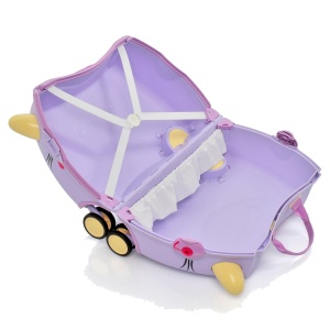 Valiza copii Trunki Glide Cassie Lilac - TRU-SUI-WW-CL-CW - deschisa