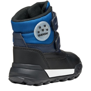 Apreschi impermeabil băieți Geox Trekkyup Boy B Abx Navy Jeans — vedere din față