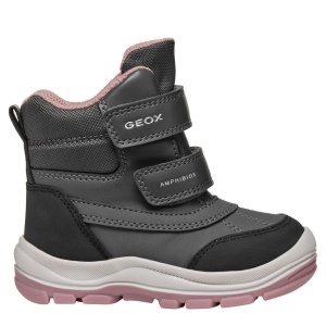 Apreschi impermeabil fete Geox Flanfil Girl B Abx Anthracite Dk Pink