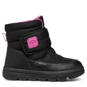 Apreschi impermeabil fete Geox J Willaboom Girl BA Black Fuchsia