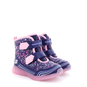 Cizme imblanite fete Illumi Brights Navy - Img 11