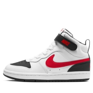 Ghete baieti CD7783 Court Borough Mid White Red Black