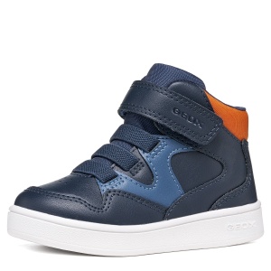 Ghete băieți Geox Eclyper Boy Navy/Orange ( ) - B665LB/000BC/C0659 - interior