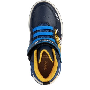 Ghete baieti J Inek B.C Navy Yellow — vedere de sus