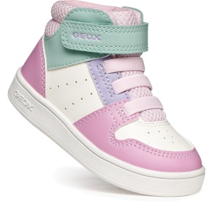 Ghete fete Geox Eclyper White Dk Pink - B465MA/000BC/C1364 - unghi