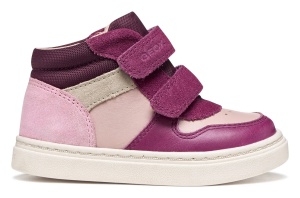 Ghete fete Geox Nashik Girl Old Rose/Dk Purple