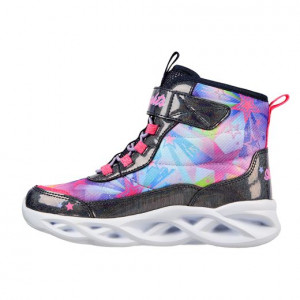 Skechers Ghete fete Ghete fete Twisty Brights Sweet Starz Navy Multi colectia S-Lights
