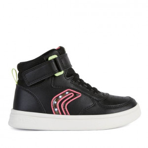 Ghete Fete J Djrock Black Fuchsia colectia Geox Respira