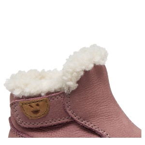 Ghete imblanite fete Macchia Girl Dk Pink Nubuc - B664PC/00033/C8006 - detaliu