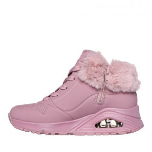 Skechers Ghete imblanite Fete Uno Fall Air Mauve incaltaminte copii bigstep