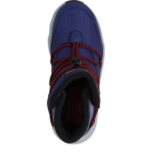 Ghete impermeabile băieți Skechers Turbo Tread Storm Glider Navy - vedere de sus - 406385L/NVBK