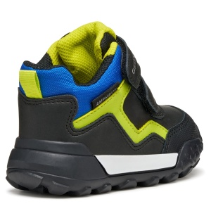 Ghete impermeabile băieți Geox Trekkyup Boy B Abx Black Fluo Green - B566LB/0MEFU/C9299 - unghi