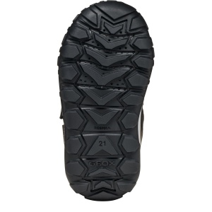 Ghete impermeabile băieți Geox Trekkyup Boy B Abx Black Fluo Green - B566LB/0MEFU/C9299 - talpă
