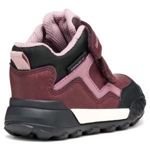 Ghete impermeabile fete Geox Trekkyup Girl B Abx Burgundy Rose - B566MB/0MEFU/C7329 - unghi