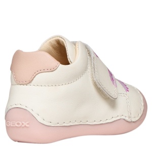 Incaltaminte bebe Geox SS26 Tutim White Nude — vedere din față