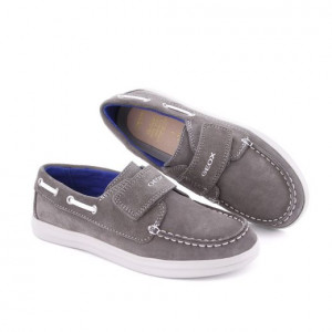 Mocasini baieti Anthor BF Grey White - Img 3